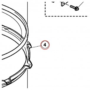 Cercle Dyna Hoop v3 caisse claire 14" 10 trous côté timbre - Live Custom - YAMAHA ZP735600