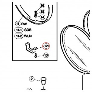 Clamp Plate v2 for Bass Drum - Recording Custom - YAMAHA ZR876300