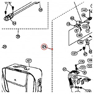 Right Pedal Assembly for DFP9C Double Pedal - YAMAHA ZW065600