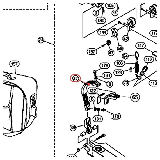 Chaîne double 25-2 x 15 maillons pour pédale FP9C, DFP9C - YAMAHA ZW066900