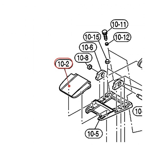 Heel H for HHS9D Hi-Hat Stand - YAMAHA ZW068200