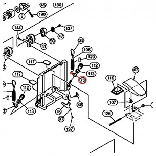 Spring Arm v1 for FP9, DFP9 Pedal - YAMAHA ZW070700