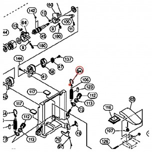 Anneau élastique v2 pour pédale FP9, DFP9 - YAMAHA ZW072900