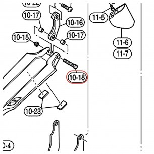 Joint Bolt v1 for HHS9D Hi-Hat Stand - YAMAHA ZW077900