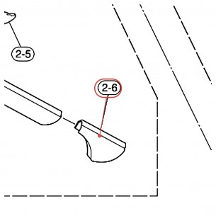 Pied caoutchouc pour stands CS3, SS3 et charleston HHS3 - YAMAHA ZW166200