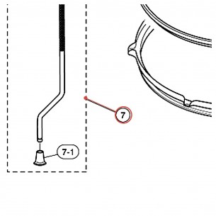 Floor Tom Leg Assembly C - Rydeen - YAMAHA ZX524700