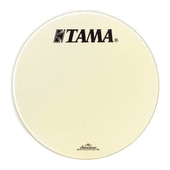 CT24BMOT - Peau de résonance blanche 24" grosse-caisse - Logo Starclassic
