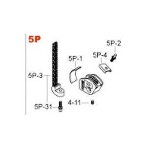 HP95PN - Came + chaîne pédale grosse-caisse Iron Cobra Power Glide