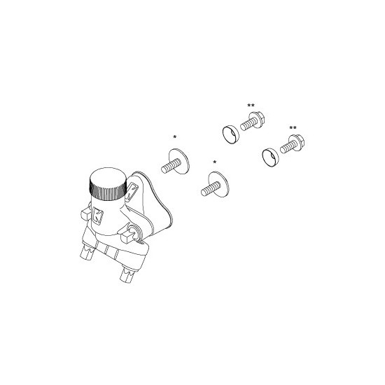 MLS50B - butée pour Déclencheur MLS50A - chrome