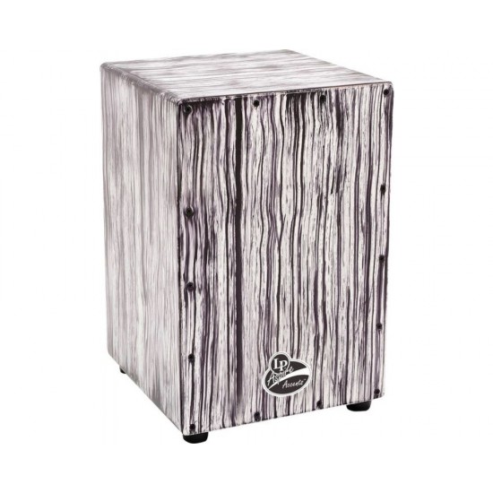 Cajon ASPIRE LPA1332 White Streak - zébré noir et blanc