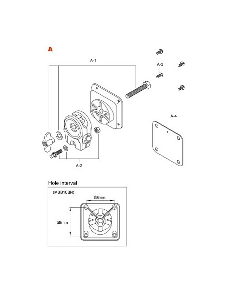 MSB10 - Coquille de pique grosse caisse Rockstar/Swingstar