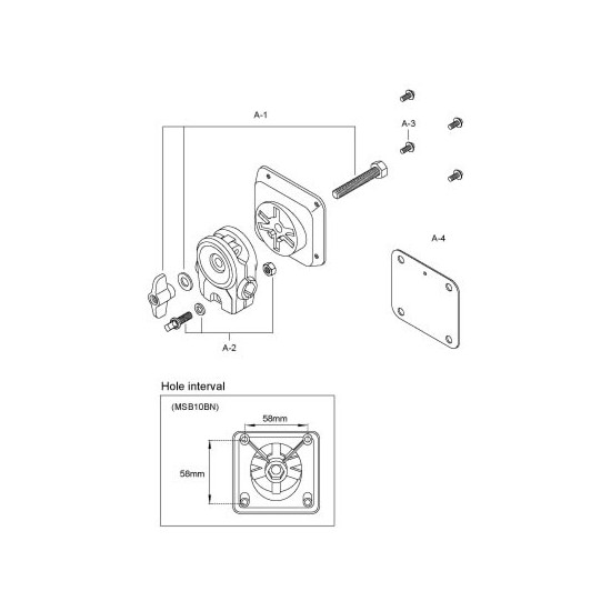 MSB10BN - Coquille de pique grosse caisse Superstar Hyper-Drive