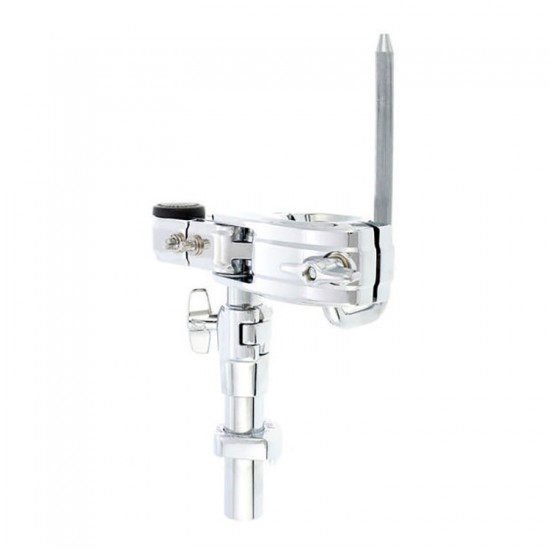 MTH1000S - support de tom simple Starclassic pour embase de grosse caisse non percée - finition chrome