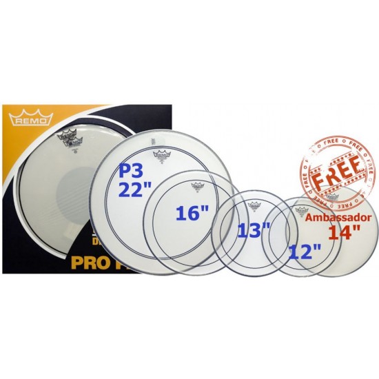 ProPack PINSTRIPE transparente 12", 13", 16" + Powerstroke3 22" + Ambassador 14" OFFERTE