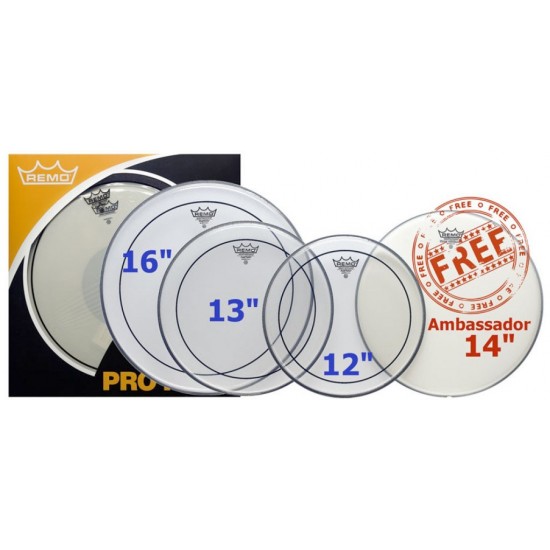 ProPack PINSTRIPE transparente 12", 13", 16" + Ambassador 14" OFFERTE