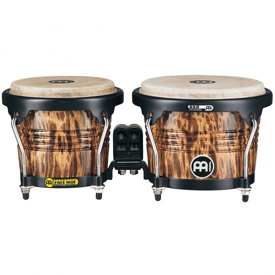 FWB190LB - Paire de bongos 6"3/4 et 8" série FWB190 léopard burl