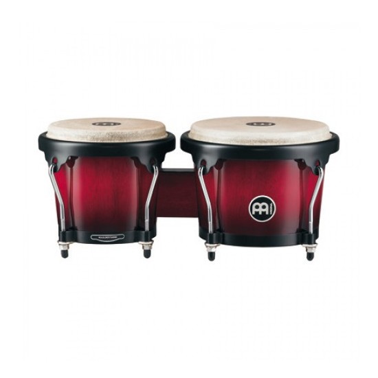 MHB100WRB - Paire de bongos 6"3/4 et 8" série Headliner MHB100 bordeaux dégradé