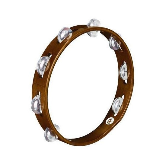 TA1AAB - Tambourin Bois, 1 rangée de cymbalettes aluminium