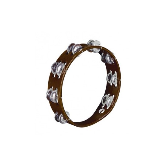 TA2AAB - Tambourin Bois, 2 rangées de cymbalettes aluminium