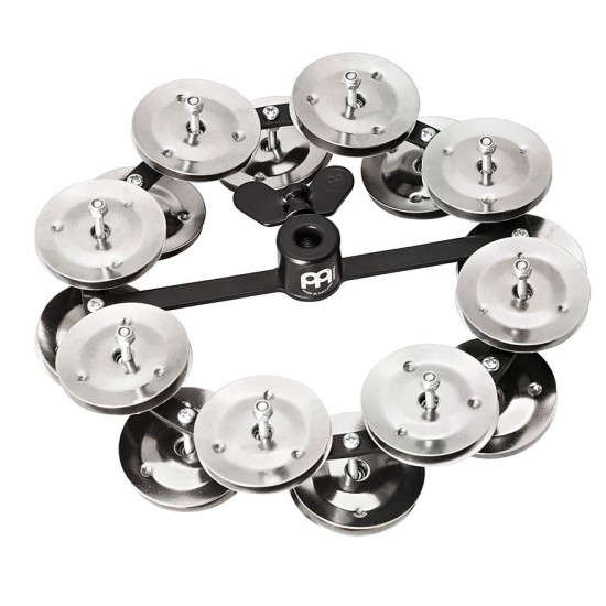 Cymbales De Batterie En Métal – Cloches En Acier Inoxydable Pour Hihat, Collisions, Promenades Et Piles – Deux Couleurs Avec Grelots à Double Rangée Pour Une Performance De Batterie (doré