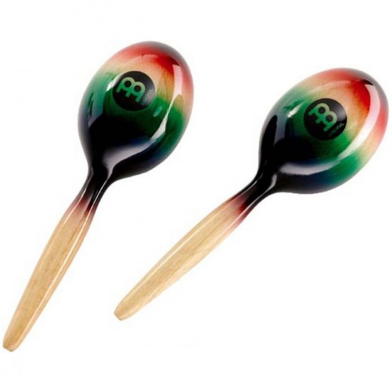 MWM1MC - Paire de Maracas Bois, ovales