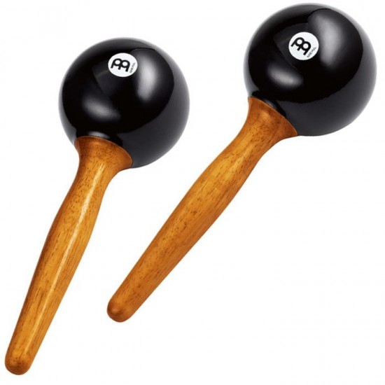 PM1BK - Paire de Maracas Plastique, modèle rond