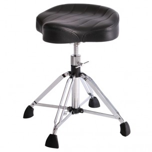 9908 - Siège assise selle extra-large, vis centrale, quadripode