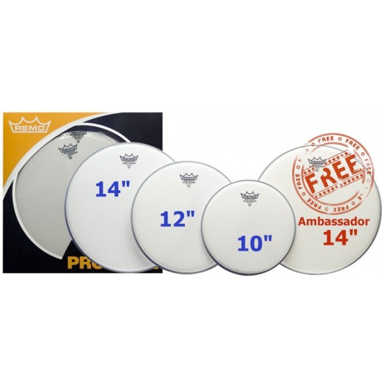 ProPack EMPEROR sablée 10", 12", 14" + Ambassador sablée 14" OFFERTE