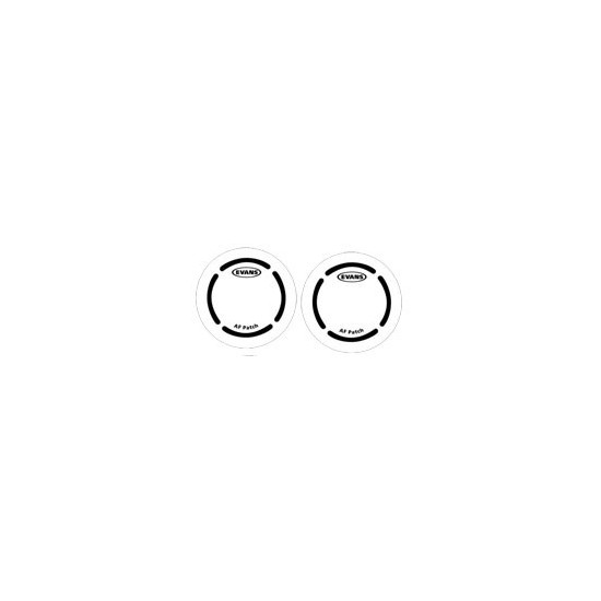 Lot de 2 patchs Grosse-caisse simple-batte FIBRE ARAMIDE