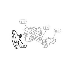 Vis-papillon M8X15 pour coquille pieds floor tom Stage Custom Birch
