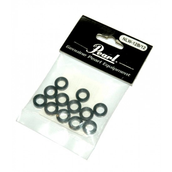 Lot de 12 rondelles NOIRE Nylon pour tirants