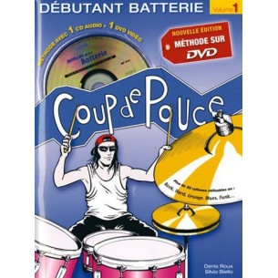 MF921 - Méthode coup de pouce Batterie VOL 1 + CD + DVD