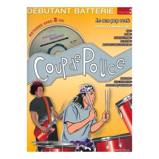 MF1993 - Méthode coup de pouce Batterie VOL 3 + 2 CD