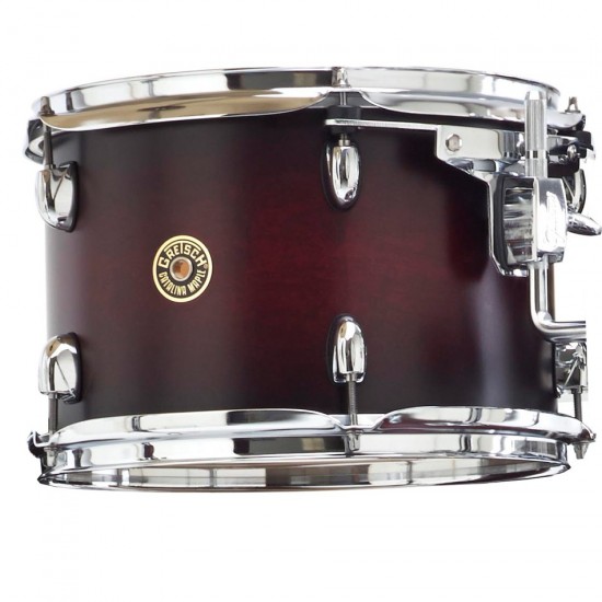 Tom suspendu 8"x7" série CATALINA MAPLE coloris SATIN DEEP CHERRY BURST