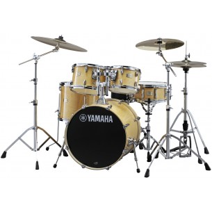 SBP2F5NW7 - Kit 5 fûts Fusion 22'' Stage Custom Birch - NATURAL WOOD - avec pack accessoires HW780