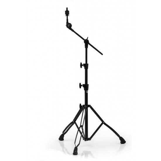MARS B600EB - Stand cymbale perche, 3 parties, perche rentrante, double embase - EBONY BLACK