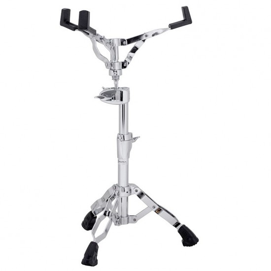 ARMORY S800 - Stand caisse-claire double-embase, réglage panier Omniball - CHROME