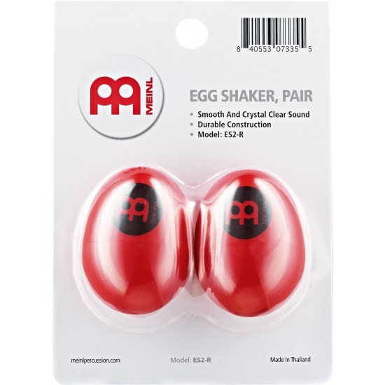 ES2-R - Lot de 2 Shaker Oeufs - ROUGE