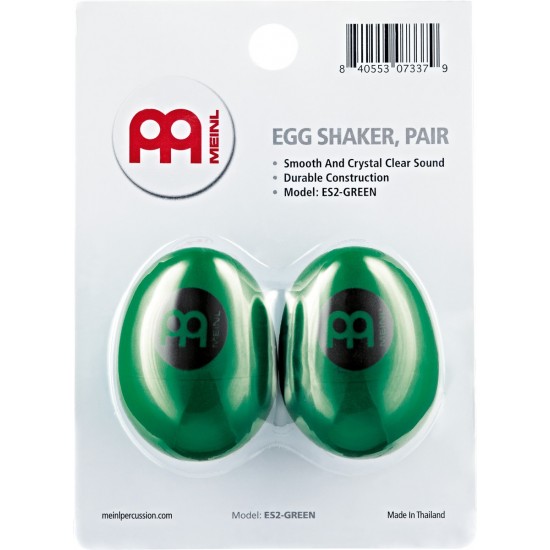 ES2-G - Lot de 2 Shakers Oeuf - VERT