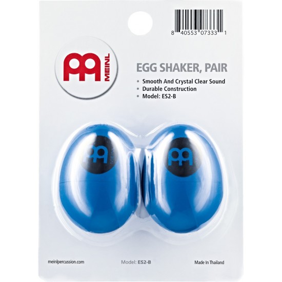 ES2-B - Lot de 2 Shakers Oeuf - BLEU