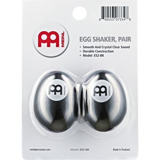 ES2-BK - Lot de 2 Shakers Oeuf - NOIR