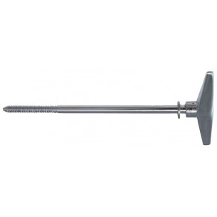 BDTR/L - Lot de 4 vis de tension Papillon 112mm pour grosse-caisse, filetage 6mm